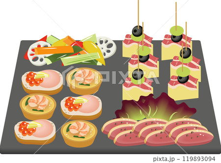 オードブル盛り合わせ オードブル盛り合わせ 119893094