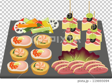 オードブル盛り合わせ オードブル盛り合わせ 119893094