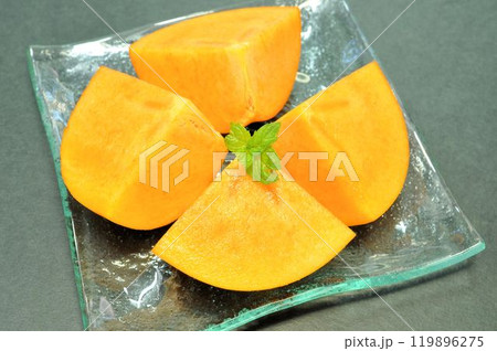 福岡県産の甘柿 秋王 福岡県産の甘柿 秋王 119896275