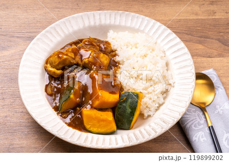 かぼちゃのチキンカレー 119899202