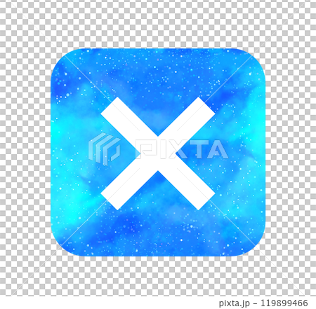 Light blue starry sky | Cross mark 119899466