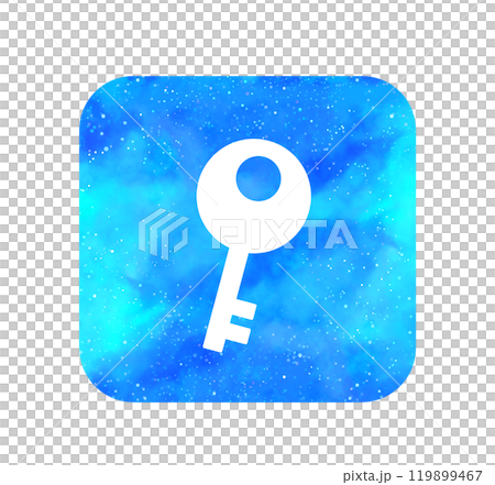 淺藍色星空|鑰匙圖標 119899467