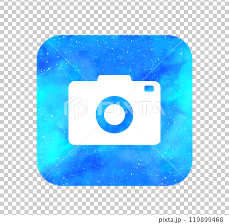 淺藍色星空|相機圖標 119899468