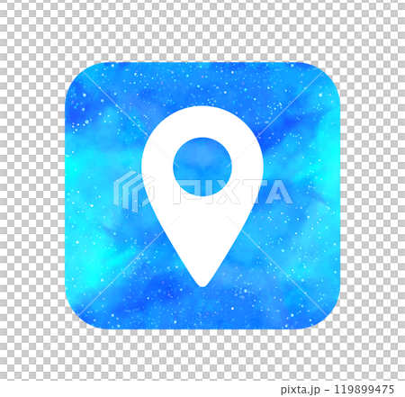 淺藍色星空|地圖圖標 119899475