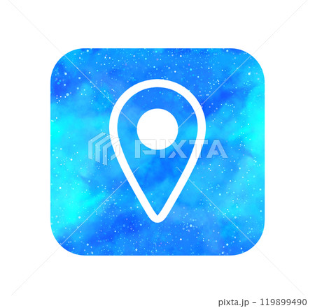 水色の星空｜マップアイコン 119899490