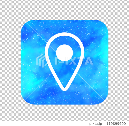 水色の星空｜マップアイコン 119899490