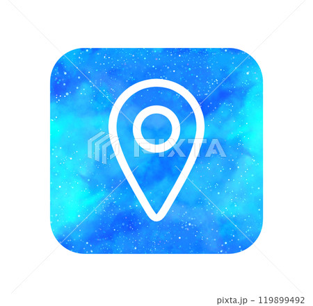 水色の星空｜マップアイコン 119899492