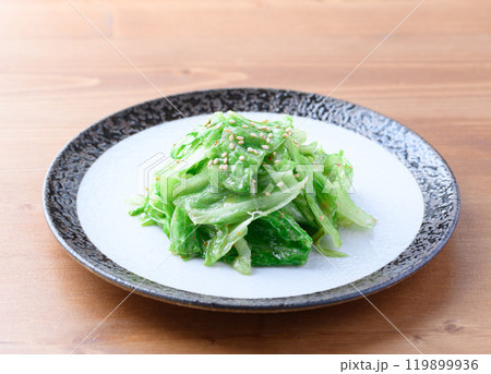ちぎって和えるだけで包丁いらず！ 塩もみキャベツの旨だれあえ 119899936