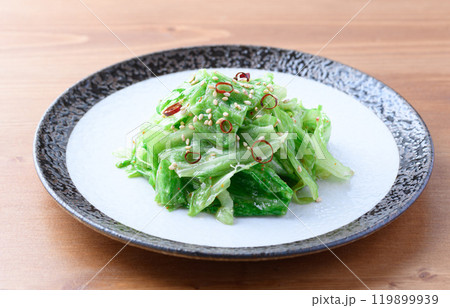 ちぎって和えるだけで包丁いらず！ 塩もみキャベツの旨だれあえ 119899939