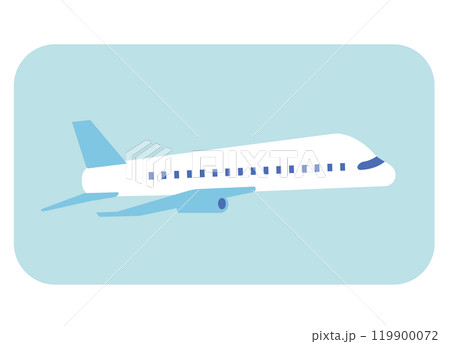 飛行機（ジャンボジェット）のイメージのイラスト 119900072