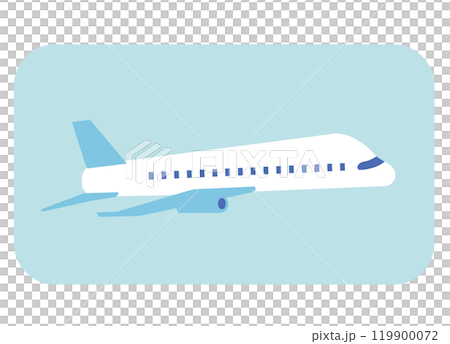 飛機（大型噴射機）圖像的插圖 119900072