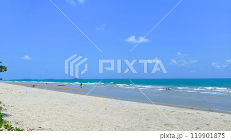 Sea landscape of Laem Sadet Beach Chanthaburi, Thailand Sea landscape of Laem Sadet Beach Chanthaburi, Thailand 119901875