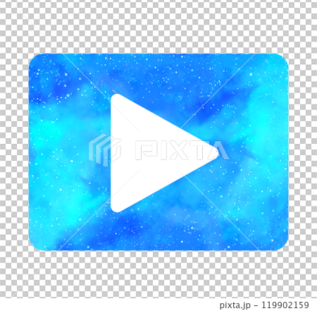 Light blue starry sky | Video icon Light blue starry sky | Video icon 119902159