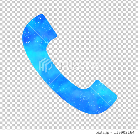 淺藍色星空|電話圖標 淺藍色星空|電話圖標 119902164