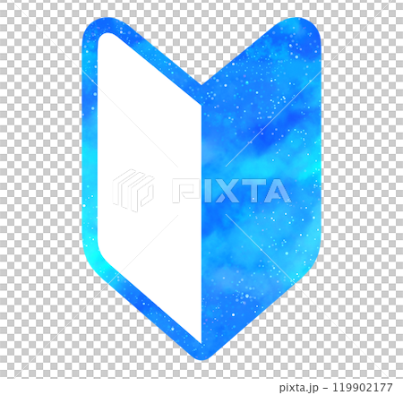 淺藍色星空|初學者馬克 淺藍色星空|初學者馬克 119902177