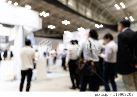 展示会　セミナー　イベント　ぼかし 119902208