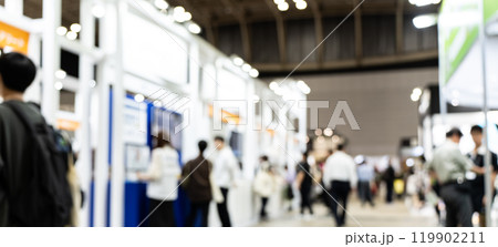 展示会　セミナー　イベント　ぼかし 119902211