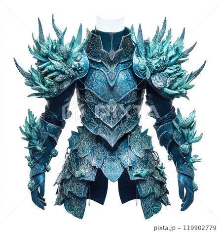 An intricate and captivating OceanInspired Armor Design tailored specifically for Fantasy Visuals An intricate and captivating OceanInspired Armor Design tailored specifically for Fantasy Visuals 119902779