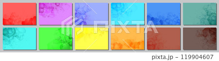 Set of watercolor backgrounds Set of watercolor backgrounds 119904607