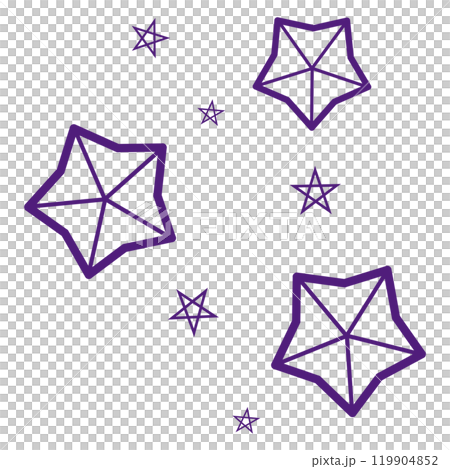 紫色星星的簡單圖案 紫色星星的簡單圖案 119904852