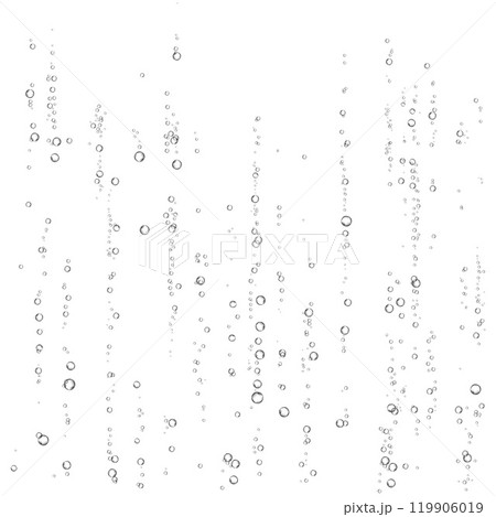 Oxygen air bubbles  flow  in water on white  background. 119906019