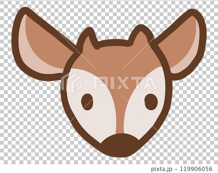 Hand drawn okapi face Hand drawn okapi face 119906056