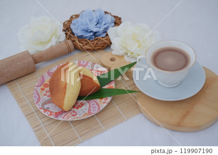 Kue Pukis or pukis cake made from flour eggs yeast and coconut milk. 119907190