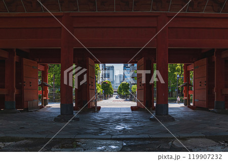 東京 増上寺 三解脱門の風景 119907232