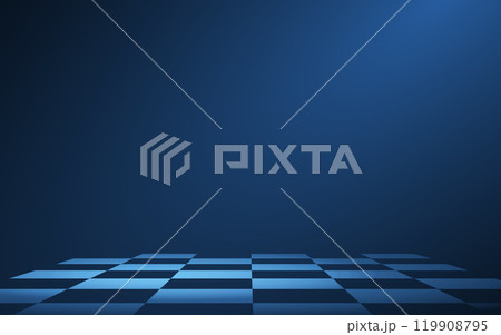 Chess board. Chequer pattern, Checker floor, Elegant design. 119908795