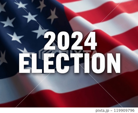 Freedom Democracy Concept, vote USA 2024, election concept, american flag, Election United States, concept of electing the president, banner 119909796