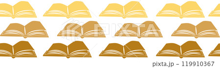 Horizontal border, set Magic and heavens seamless pattern, with magical elements Horizontal border, set Magic and heavens seamless pattern, with magical elements 119910367