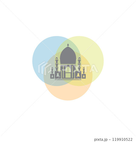 mosque logo icon vector illustration design mosque logo icon vector illustration design 119910522