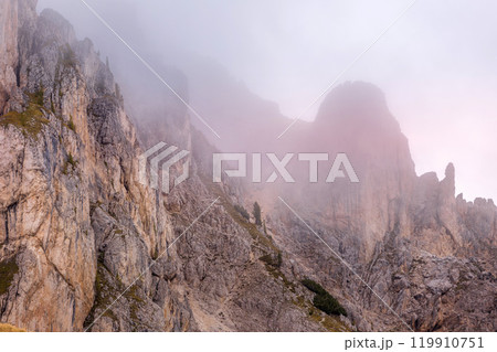 Italian Dolomite Alps mountains, Italy 119910751