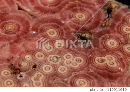 Macro stone cobalt calcite mineral on a black background Macro stone cobalt calcite mineral on a black background 119911619