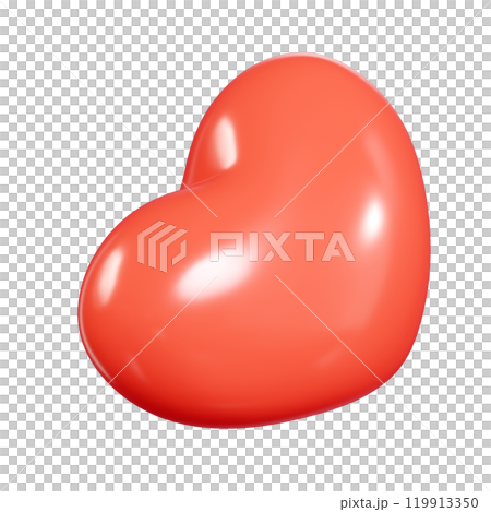 Flying red balloon heart 3d icon. Render illustration of floating love and romance, like and wedding symbol. Valentine or mother day round glossy shape. Flying red balloon heart 3d icon. Render illustration of floating love and romance, like and wedding symbol. Valentine or mother day round glossy shape. 119913350