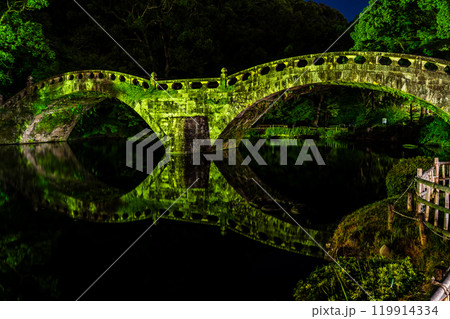 諫早眼鏡橋ライトアップ【長崎県諫早市】 119914334