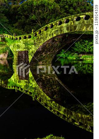 諫早眼鏡橋ライトアップ【長崎県諫早市】 諫早眼鏡橋ライトアップ【長崎県諫早市】 119914339