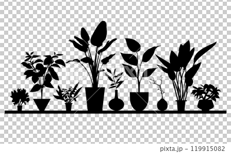 観葉植物イラスト素材 119915082