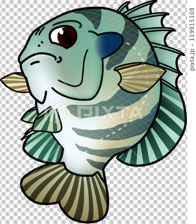 翻車魚插畫人物風格 119915108