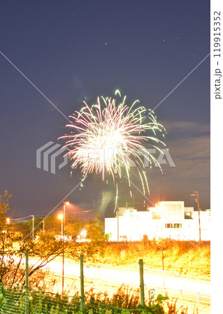 北海道情報大学　学校祭の花火 119915352