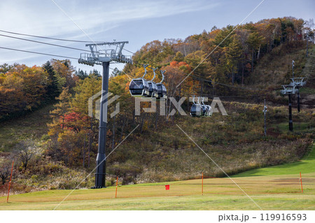 秋の草津温泉　天狗山 119916593