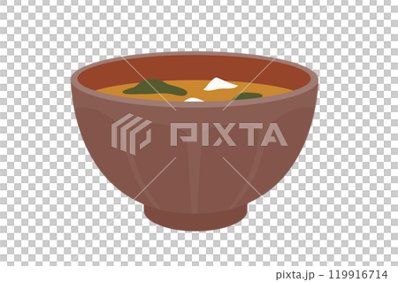 美味味噌湯的向量圖 119916714