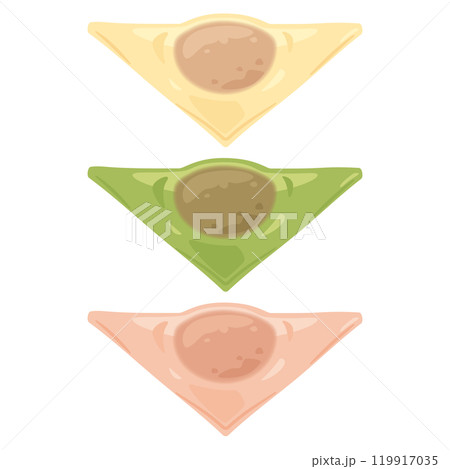 三色の生八ツ橋セット2　一部ぼかしあり 119917035