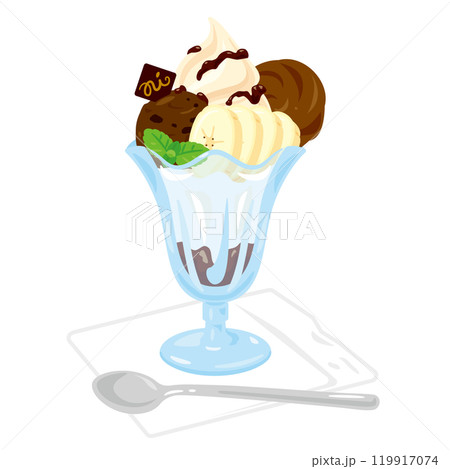 チョコレートパフェ 119917074