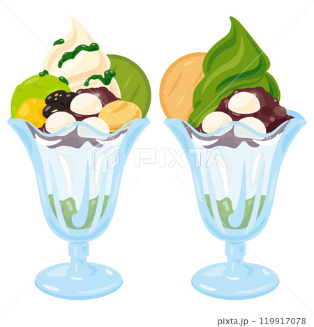 抹茶パフェセット 抹茶パフェセット 119917078