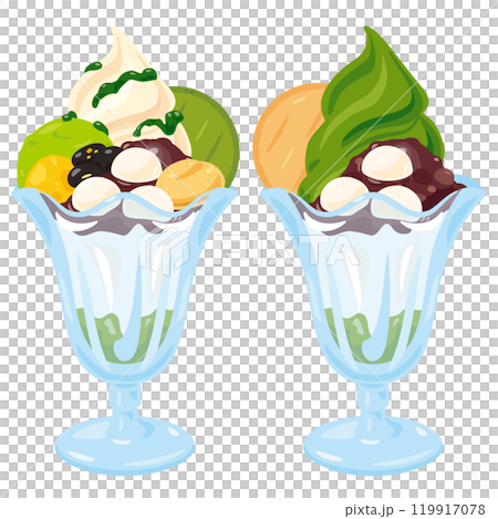 抹茶パフェセット 抹茶パフェセット 119917078