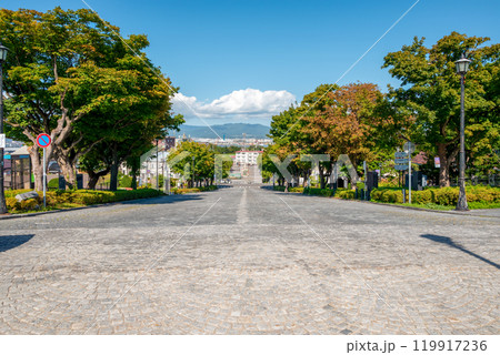【北海道函館基坂】明治時代に里数を測る基点となる里程元標が立ったことからこの名前がついた 【北海道函館基坂】明治時代に里数を測る基点となる里程元標が立ったことからこの名前がついた 119917236