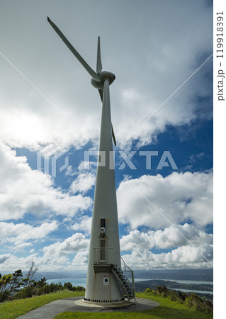 ニュージーランド　ウェリントンの風力発電　Wellington Wind Turbine 119918391