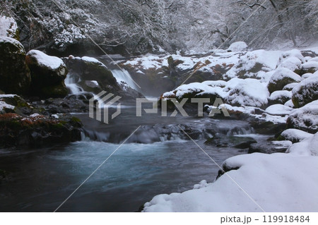 冬の菊池渓谷（菊池市） 119918484