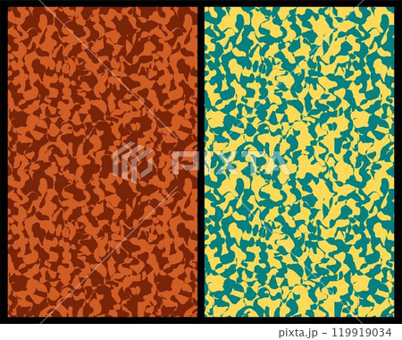 Colored camouflage pattern Colored camouflage pattern 119919034